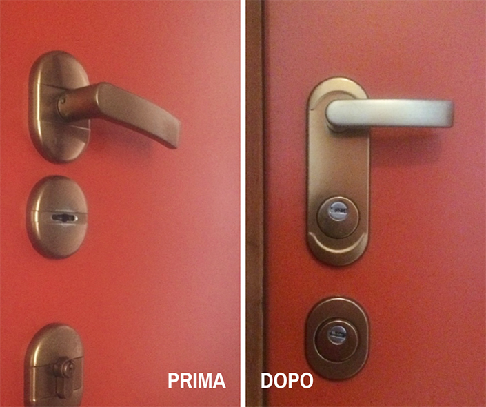 conversione serratura comazzo